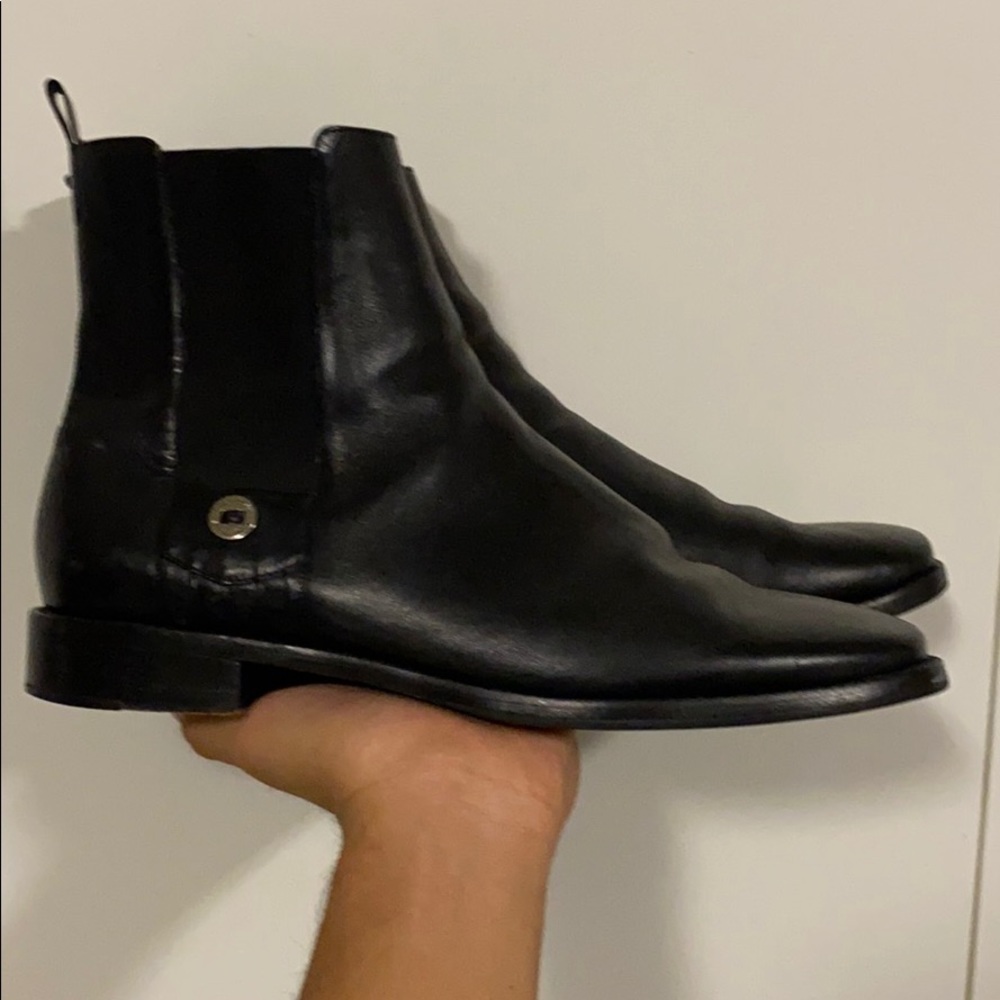 Cole Haan Black Boots w/ silver tag